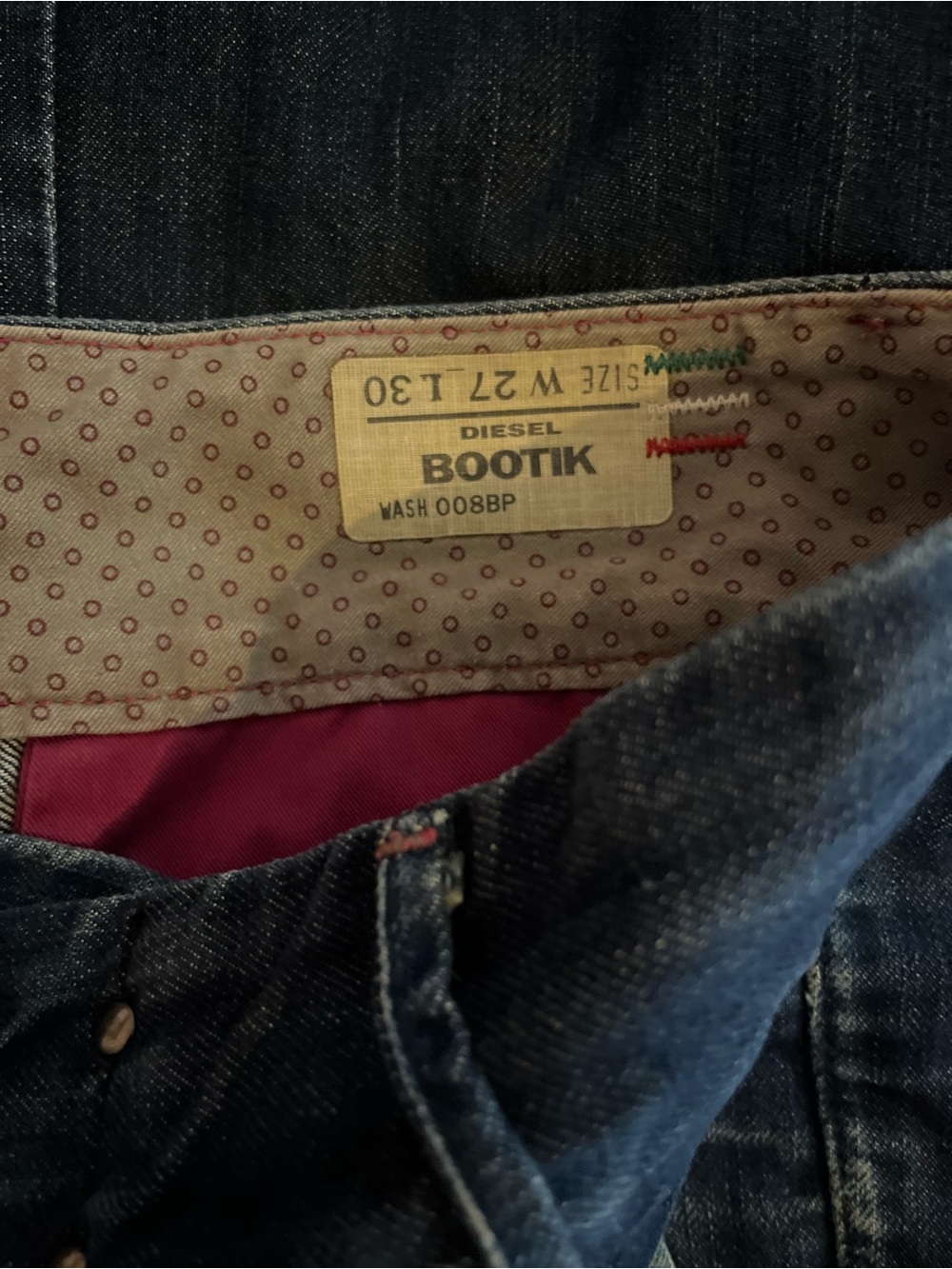 Diesel vintage jeans Made in Italy Denim Blue - Picture 10 of 15